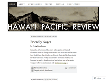 Tablet Screenshot of hawaiipacificreview.org